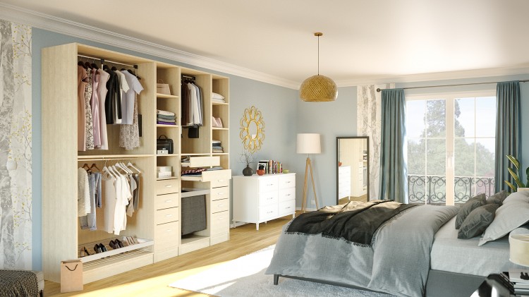 Dressing dans la chambre parentale