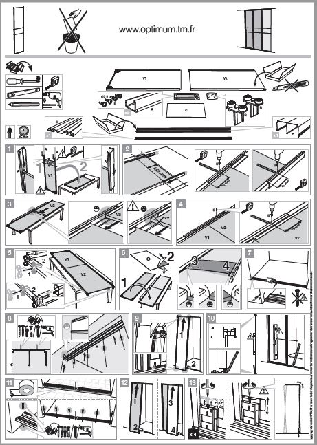 Kompact sliding door