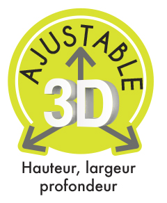 Optirail ajustable 3D