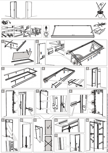 Notice du bloc porte extensible Optimum